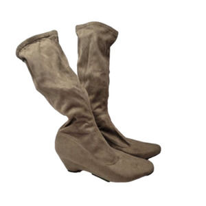 Pazzo Calf High Round Toe Small Wedges